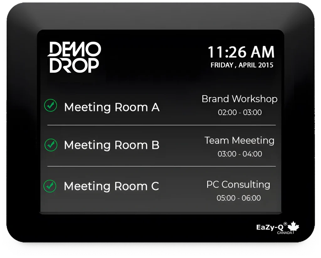 Room status at the door